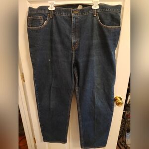 Faded Glory Men's Relaxed Fit Dark Blue Jeans